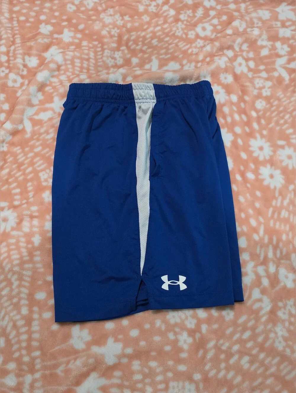 Under Armour Royal Blue and Black Nike Boys' Athletic Shorts